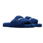 Balenciaga Furry Slide Blue 