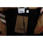 Top Quality Burberry 22FW B Label Plaid Hooded Zip Hooded Sweatshirt 