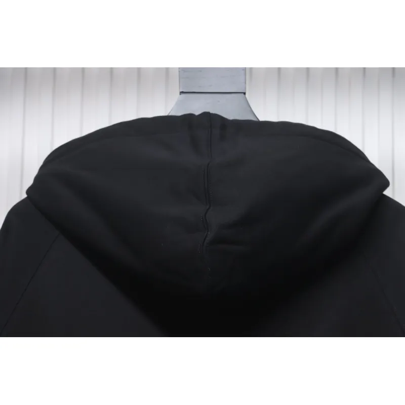 Top Quality Burberry 22FW B Label Plaid Hooded Zip Hooded Sweatshirt 