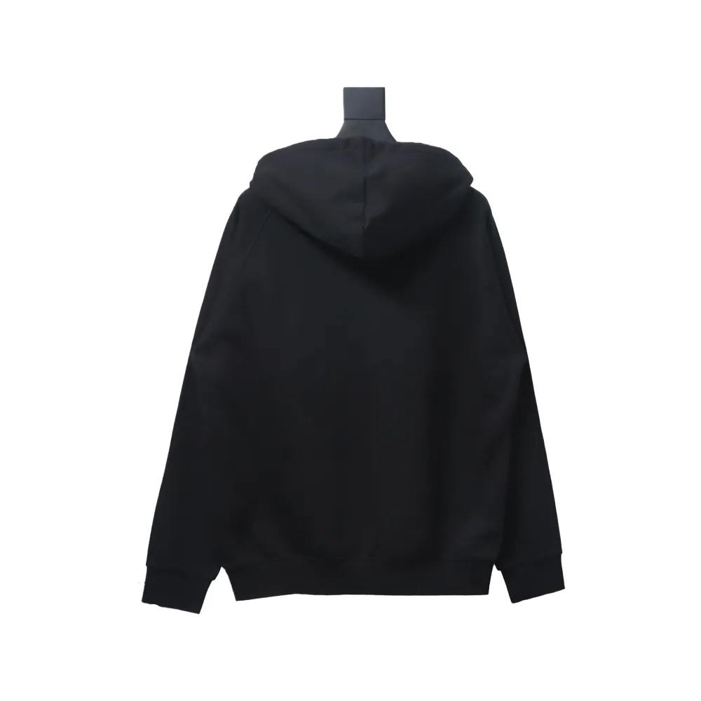 Top Quality Burberry 22FW B Label Plaid Hooded Zip Hooded Sweatshirt 