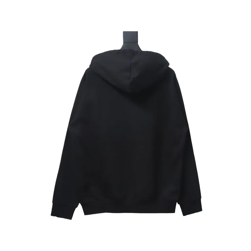 Top Quality Burberry 22FW B Label Plaid Hooded Zip Hooded Sweatshirt 
