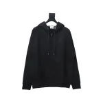 Top Quality Burberry 22FW B Label Plaid Hooded Zip Hooded Sweatshirt 