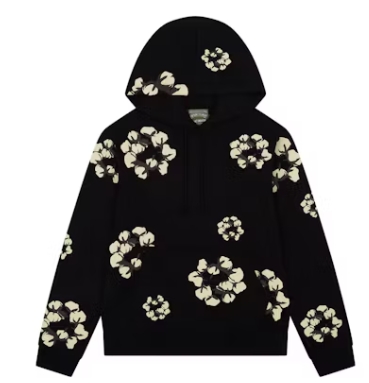 Denim Tears x CPFM Cactus Tears Wreath Hoodie Black 