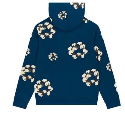 Denim Tears x CPFM Cactus Tears Wreath Hoodie Navy 