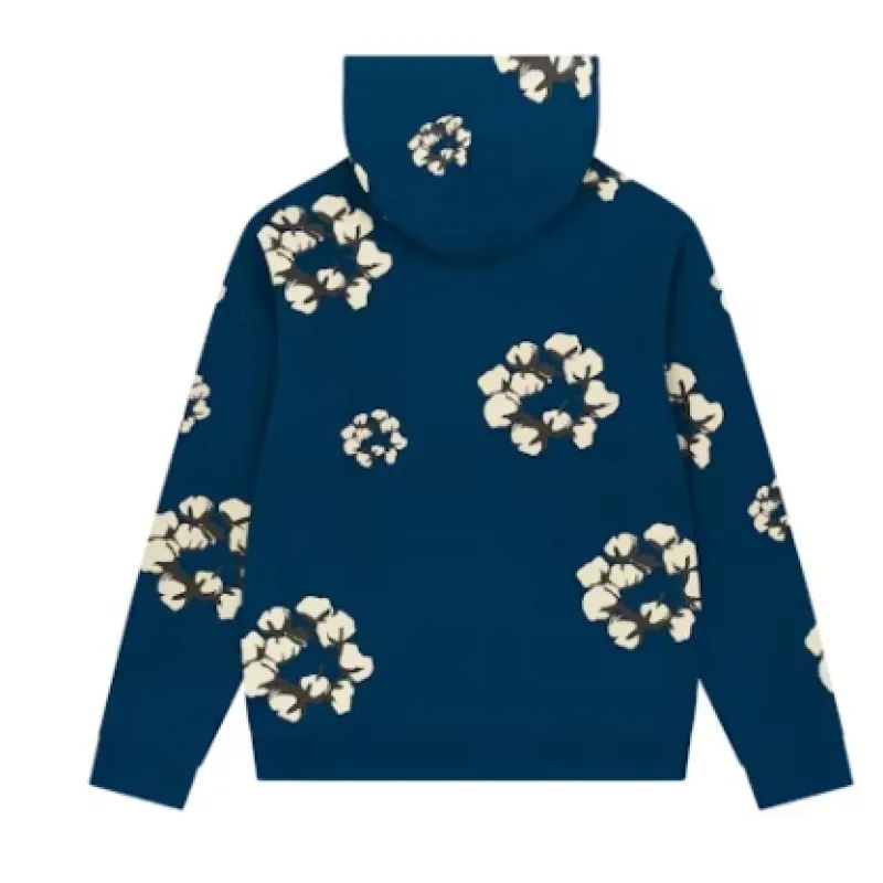 Denim Tears x CPFM Cactus Tears Wreath Hoodie Navy 