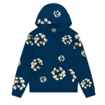 Denim Tears x CPFM Cactus Tears Wreath Hoodie Navy 