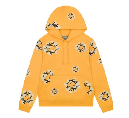    Denim Tears x CPFM Cactus Tears Wreath Hoodie Yellow 
