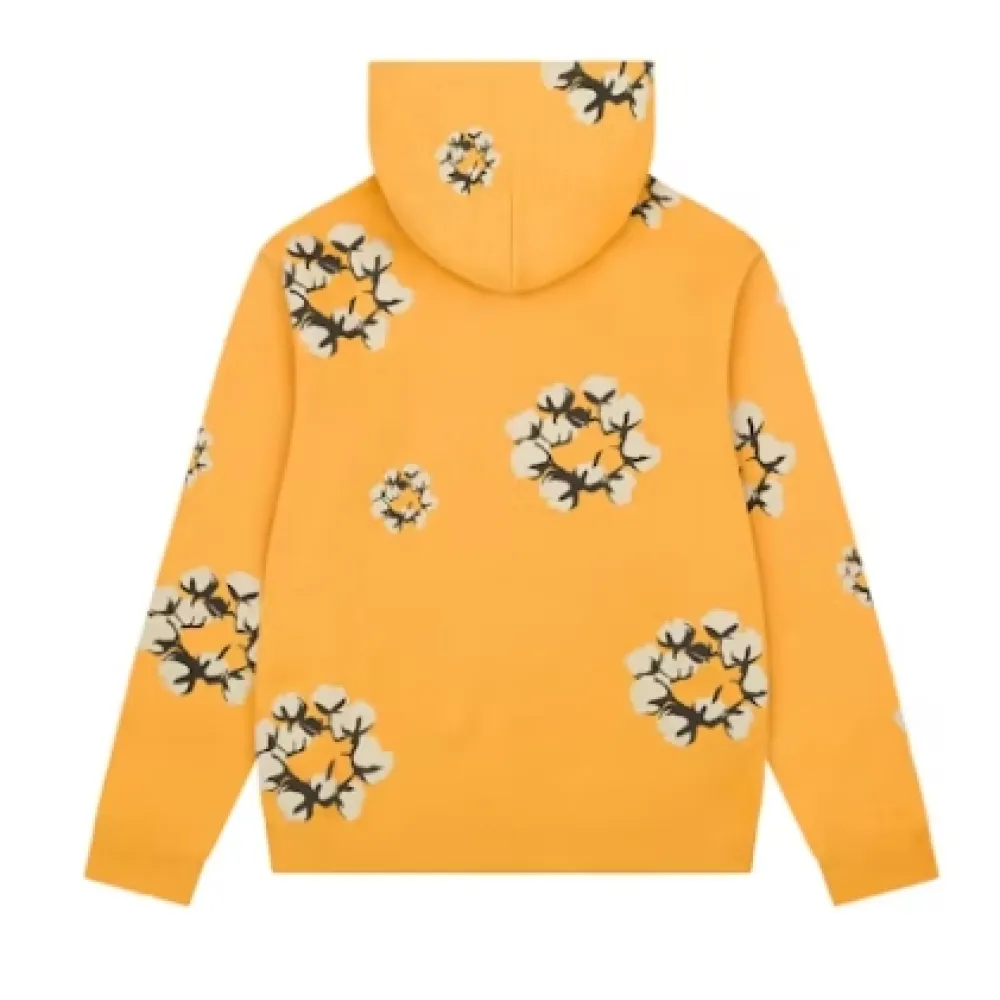 Denim Tears x CPFM Cactus Tears Wreath Hoodie Yellow 
