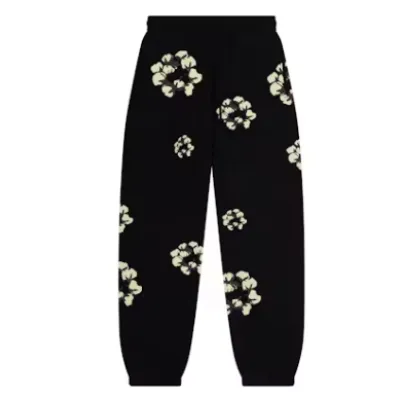 Denim Tears x CPFM Cactus Tears Wreath Sweatpants Black 01