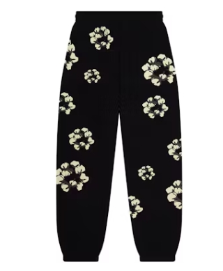 Denim Tears x CPFM Cactus Tears Wreath Sweatpants Black