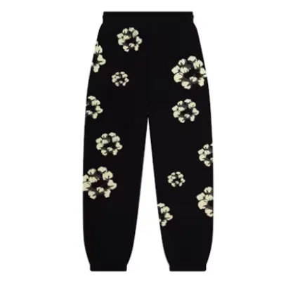 Denim Tears x CPFM Cactus Tears Wreath Sweatpants Black 02