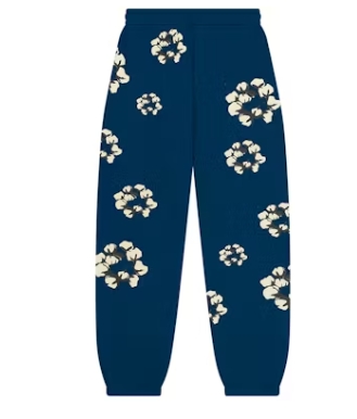 Top Quality    Denim Tears x CPFM Cactus Tears Wreath Sweatpants Navy