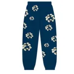 Denim Tears x CPFM Cactus Tears Wreath Sweatpants Navy