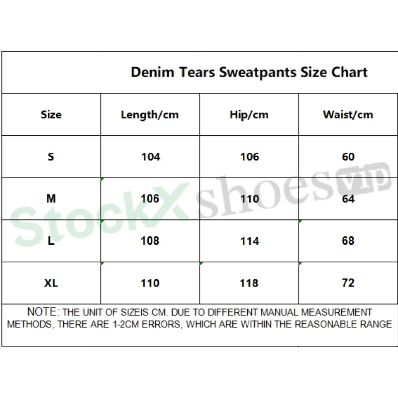 Denim Tears x CPFM Cactus Tears Wreath Sweatpants Yellow