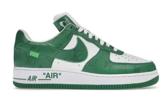 Louis Vuitton Nike Air Force 1 Low By Virgil Abloh White Green