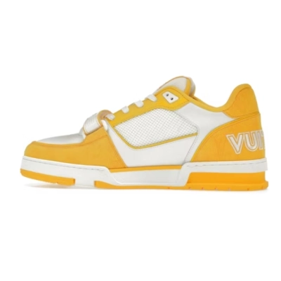 Louis Vuitton Trainer Monogram Denim Yellow 01