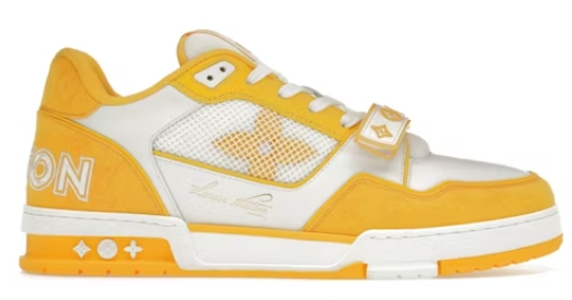    Louis Vuitton Trainer Monogram Denim Yellow