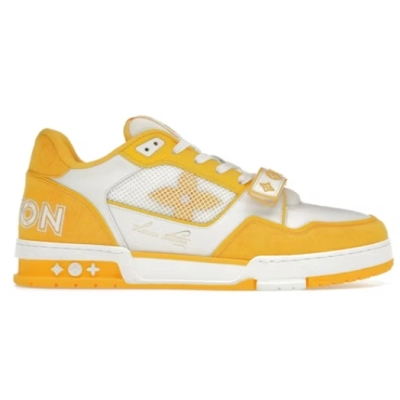 Louis Vuitton Trainer Monogram Denim Yellow 02