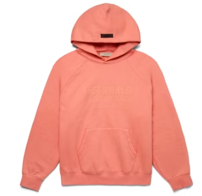 Top Quality Fear of God Essentials Hoodie Coral 