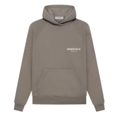 Top Quality Fear of God Essentials Hoodie Desert Taupe  01