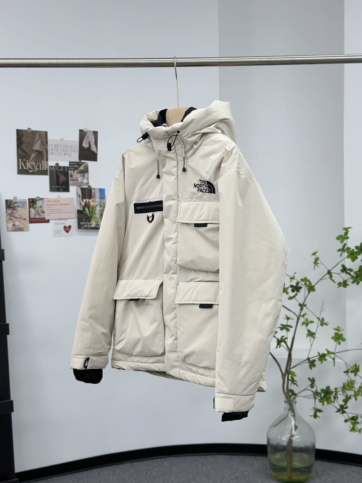 Top Quality    THE NORTH FACE Arctic Parka Jacket 'White'  