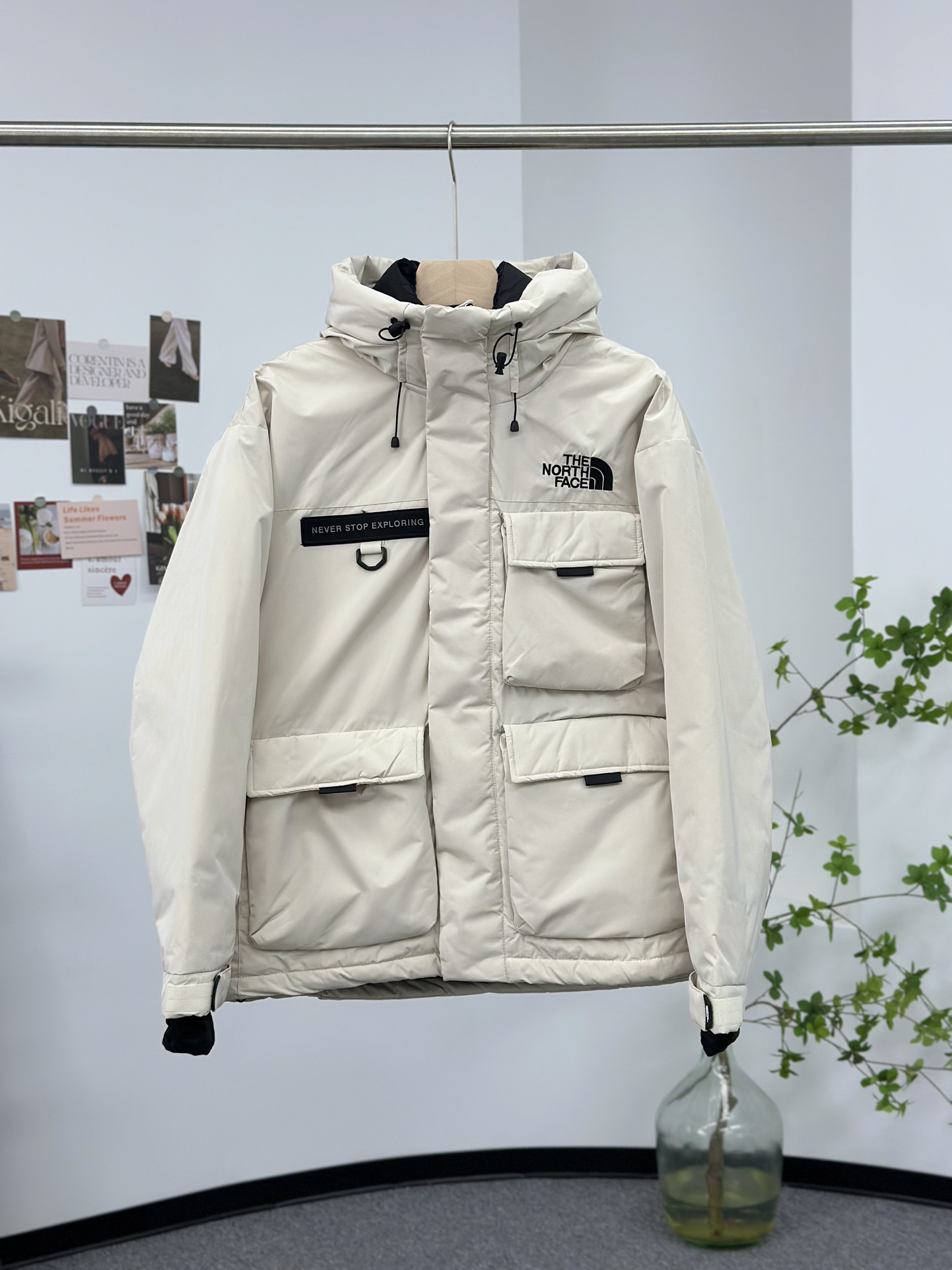 Top Quality    THE NORTH FACE Arctic Parka Jacket 'White'  