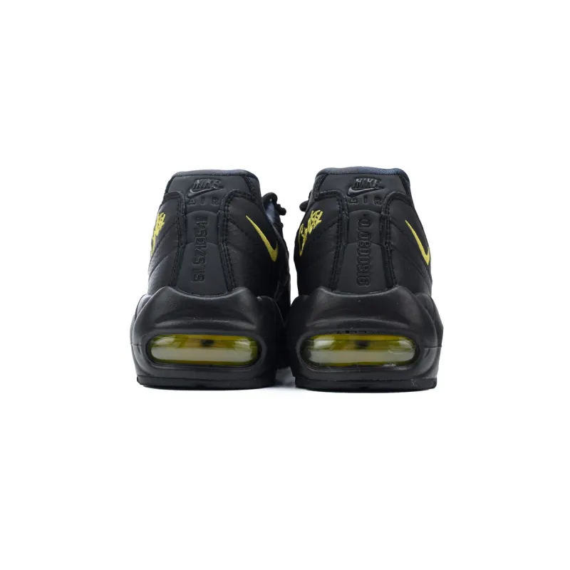 Pkgod Corteiz x Air Max 95 SP Black Tour Yellow FB2709-003