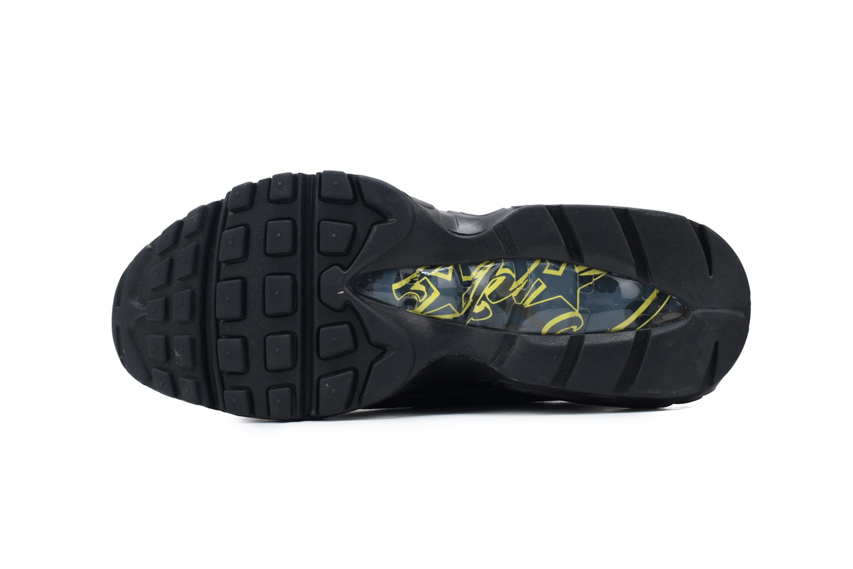 Pkgod Corteiz x Air Max 95 SP Black Tour Yellow FB2709-003