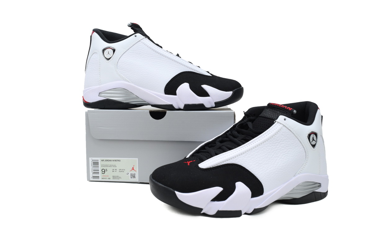 Pkgod Jordan 14 Retro Black Toe (2024) 487471-160