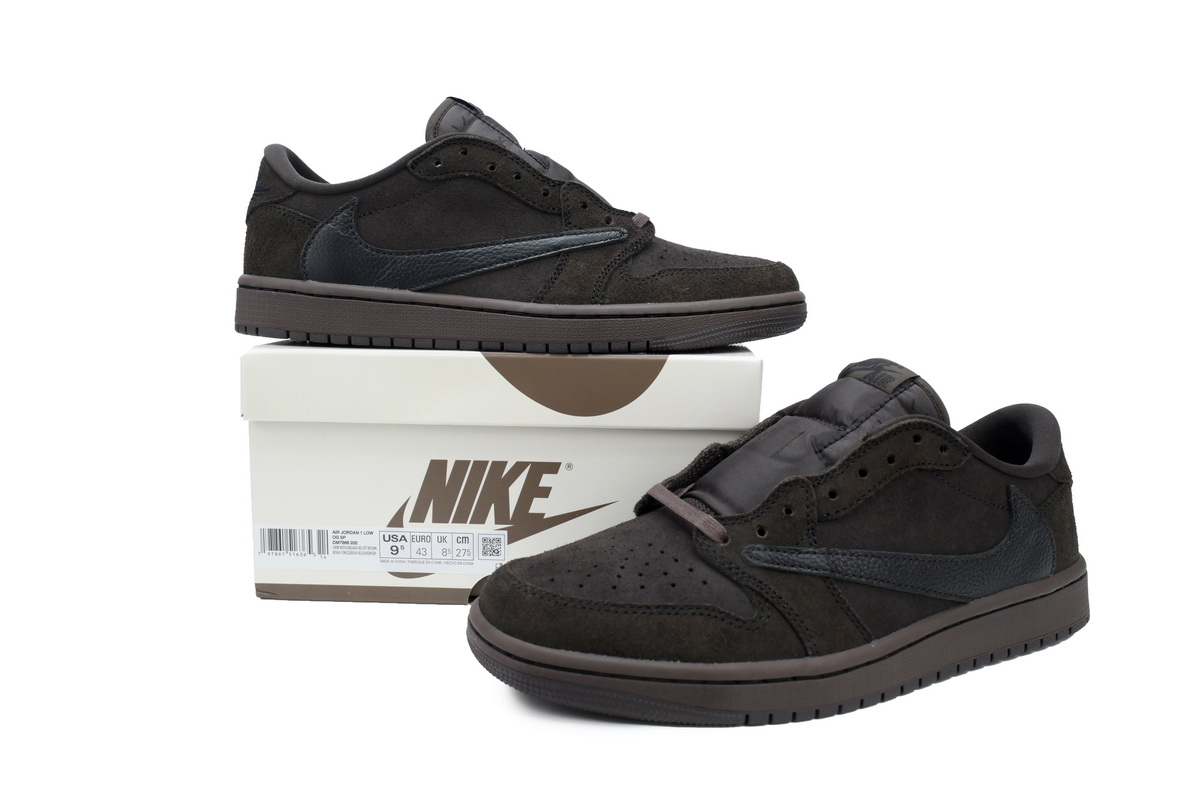 Travis Scott x Air Jordan 1 Retro Low OG SP 'Velvet Brown' DM7866-202