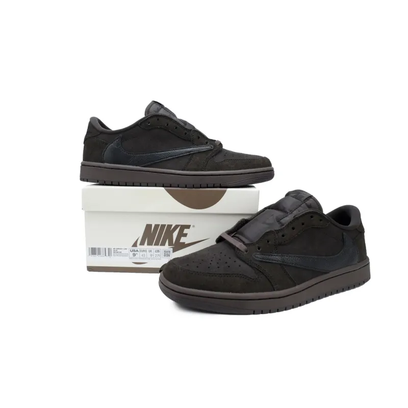 Travis Scott x Air Jordan 1 Retro Low OG SP 'Velvet Brown' DM7866-202