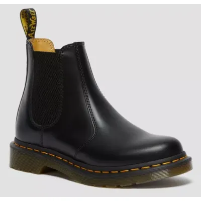  Dr. Martens 2976 Women's Smooth Leather Chelsea Boots in Black  01