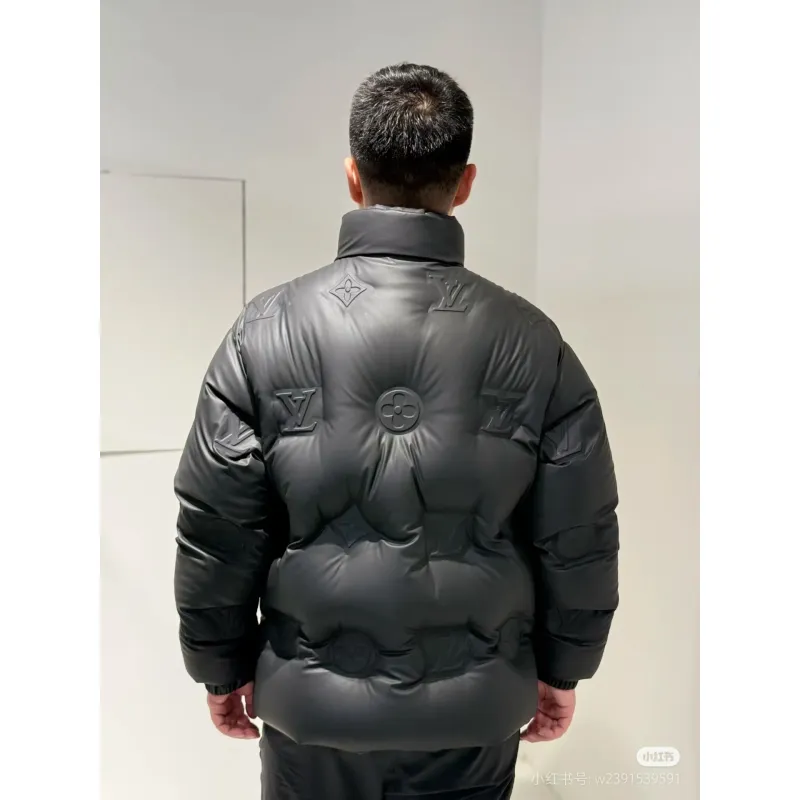 Top Quality Louis Vuitton 3-D Embossed Down Jacket 
