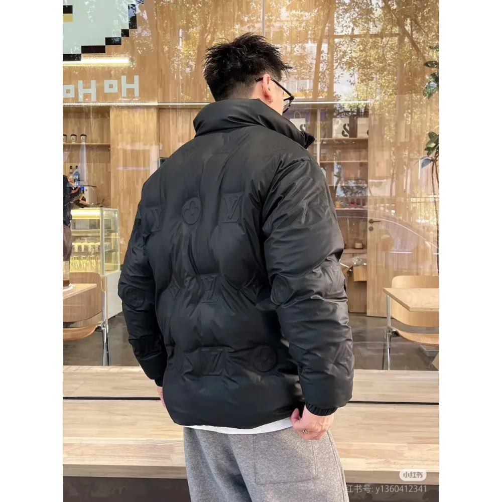Top Quality Louis Vuitton 3-D Embossed Down Jacket 
