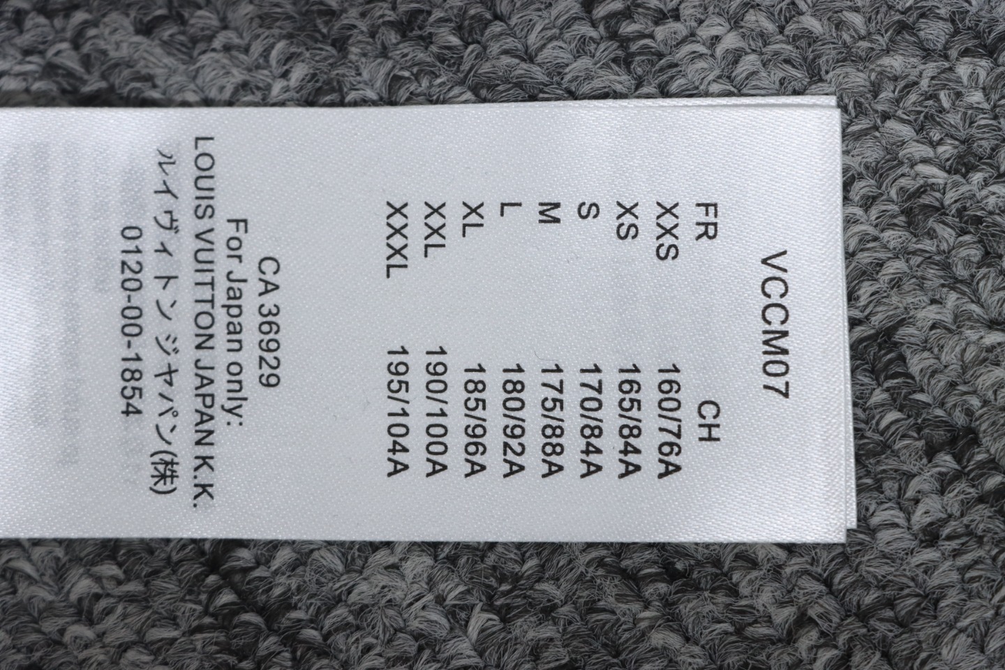 Top Quality     Louis Vuitton Embossed Zip Down Jacket Black