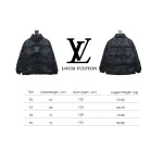 Top Quality Louis Vuitton 3-D Embossed Down Jacket 