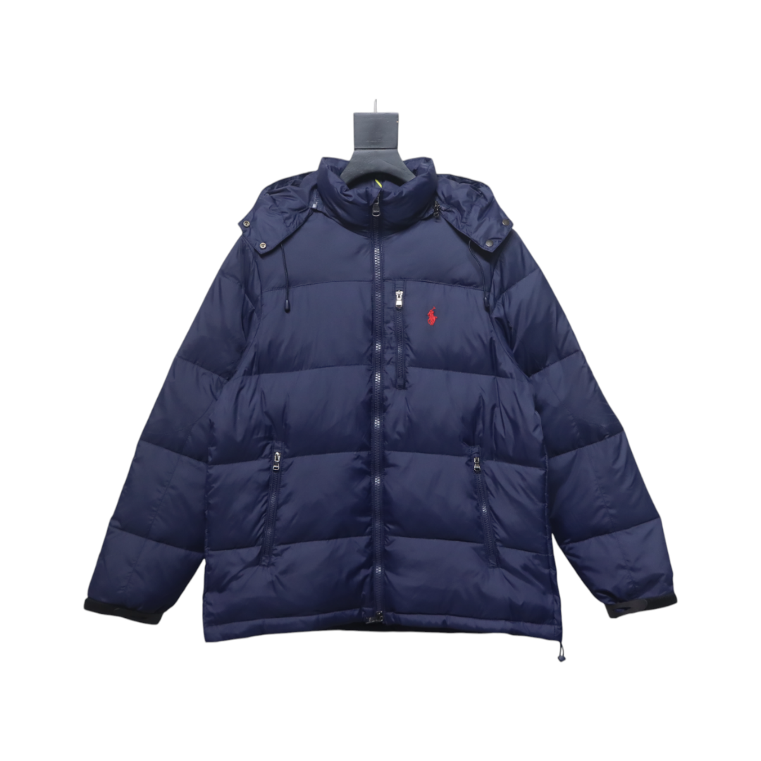 Top Quality     Ralph Lauren Embroidered Small Logo Hooded Down Jacket 