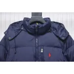 Top Quality Ralph Lauren Embroidered Small Logo Hooded Down Jacket 