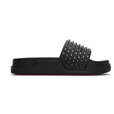 Christian Louboutin Pool Fun Flat Black Gun (Custom) 01