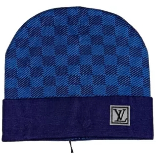    Louis Vuitton Beanie Blue