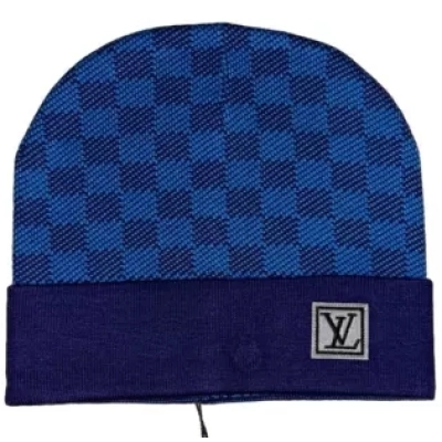 Louis Vuitton Beanie Blue 01