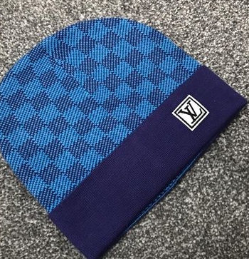    Louis Vuitton Beanie Blue