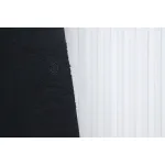 Top Quality Burberry Embroidered Logo Sweatpants Black 
