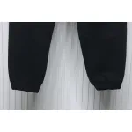 Top Quality Burberry Embroidered Logo Sweatpants Black 