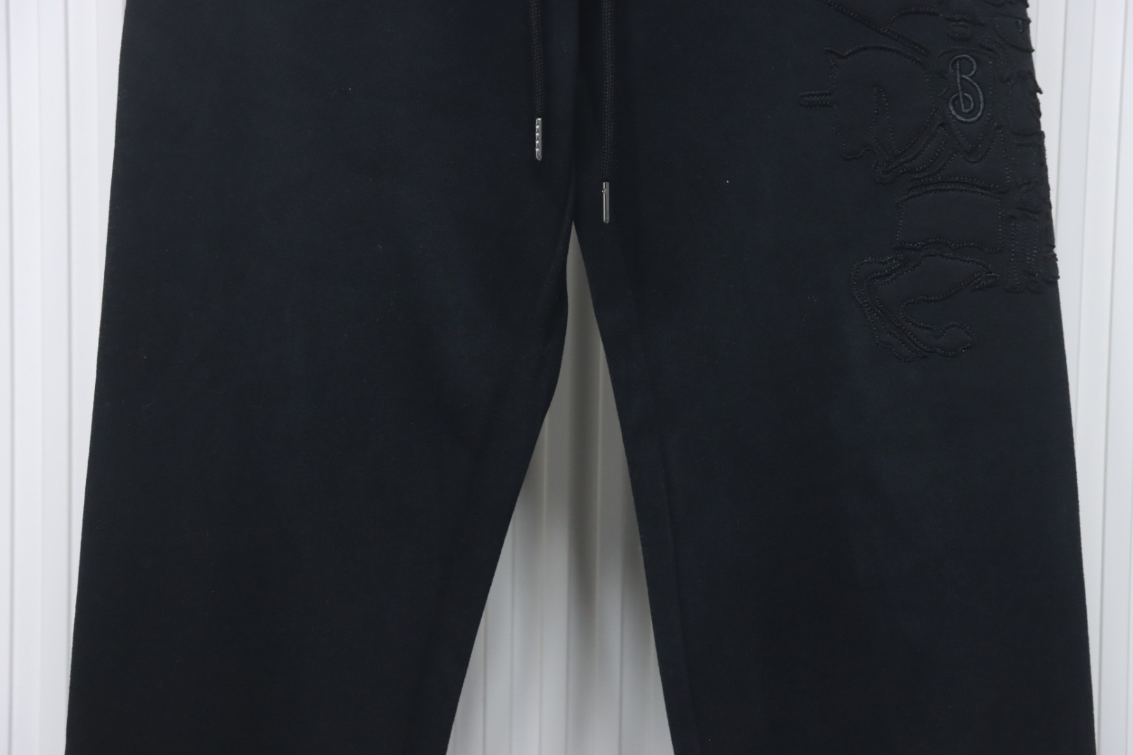    Burberry Embroidered Logo Sweatpants Black 