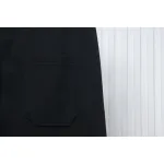 Top Quality Burberry Embroidered Logo Sweatpants Black 