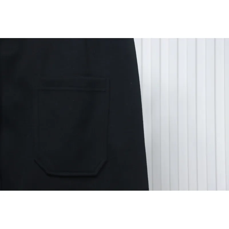 Top Quality Burberry Embroidered Logo Sweatpants Black 