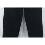Top Quality Burberry Embroidered Logo Sweatpants Black 