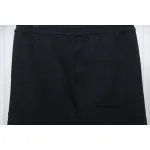 Top Quality Burberry Embroidered Logo Sweatpants Black 