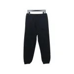 Top Quality Burberry Embroidered Logo Sweatpants Black 